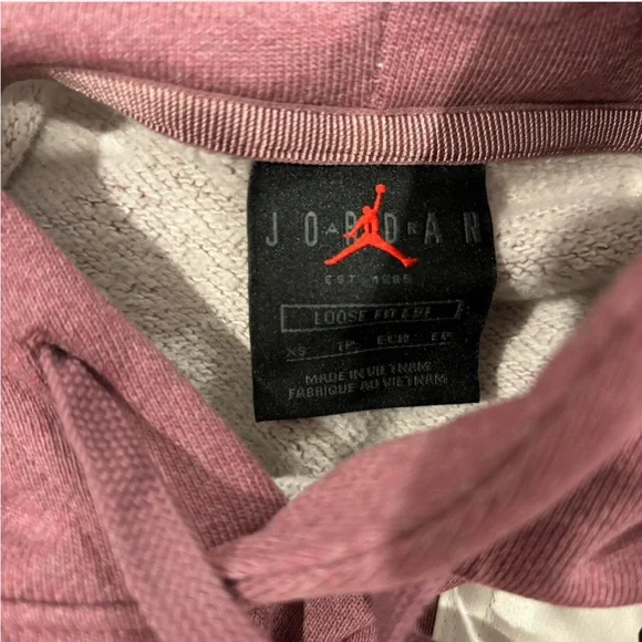 Air Jordan Women’s Purple Fleece Pullover Hoodie XS - Picture 5 of 5